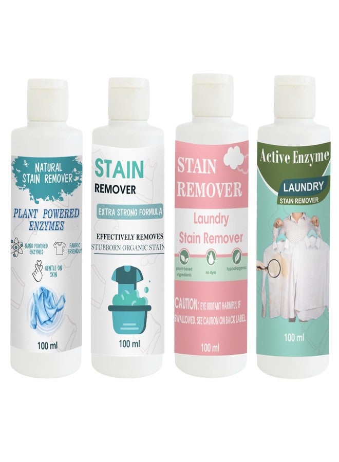 مجموعة مزيلات بقع توفوس: مزيل بقع القمصان، والدمى، والوردي، والفستق | محلول تنظيف متعدد الأسطح للملابس والأقمشة والمفروشات (100 غرام لكل عبوة) - Image 1